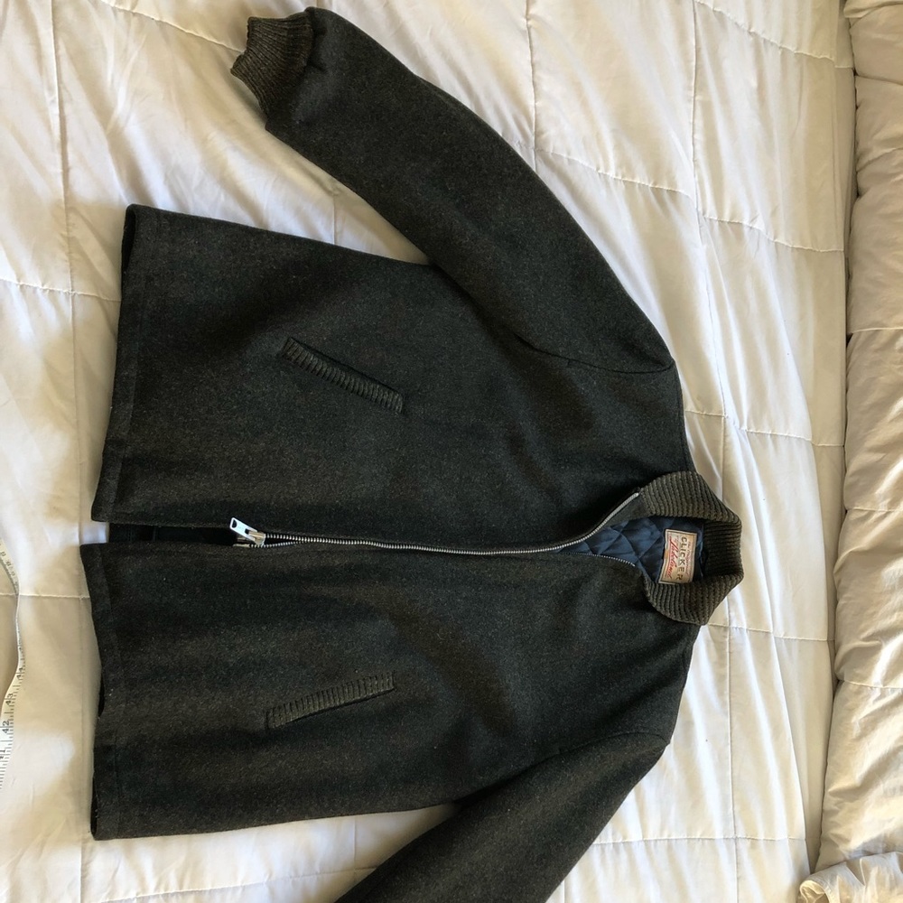 Men's 1950s Vintage Wool Clicker Jacket by Lakeland, Car Club Jacket